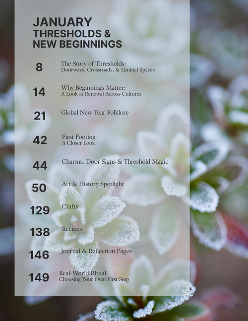 January 2026 | Thresholds & New Beginnings